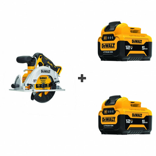 Max Circular Saw 12V w/2 Bonus Batteries