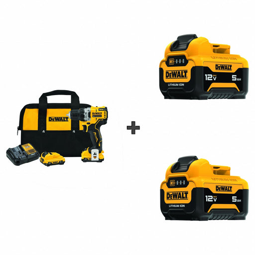 Max Drill Kit 12V w/ 2 Bonus Batteries
