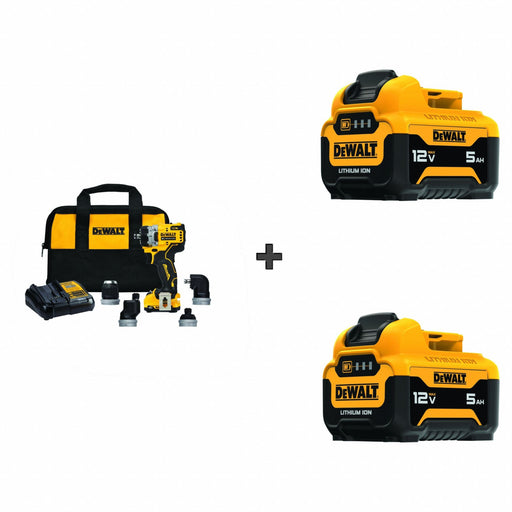 Multi-Head Drill 12V w/2 Bonus Batteries