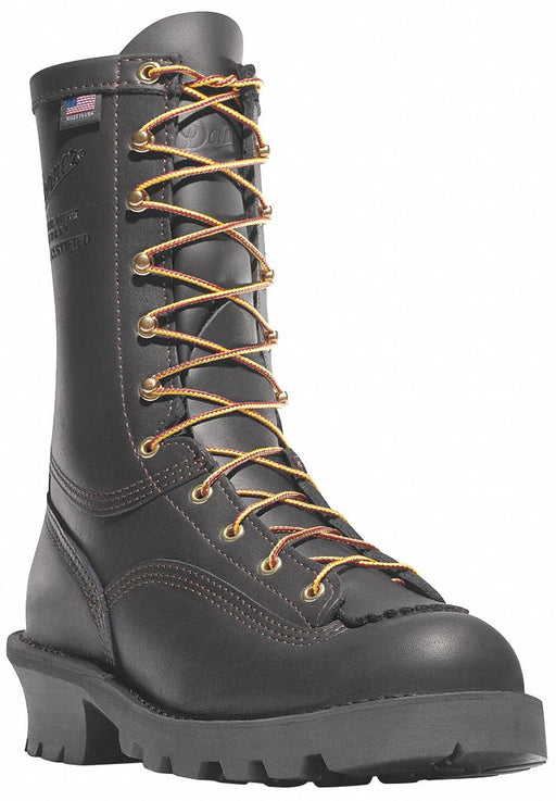 Boots 10 H Black Women 9-1/2 W Leather