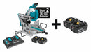 Cordless Miter Saw Kit 4400 RPM 36.0VDC