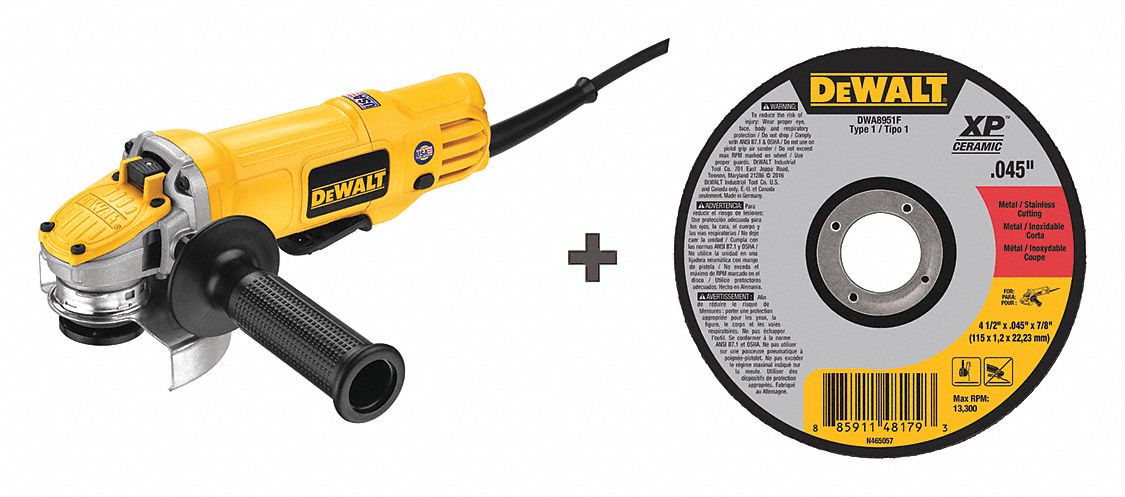 Angle Grinder 4-1/2 Wheel Dia 120VAC