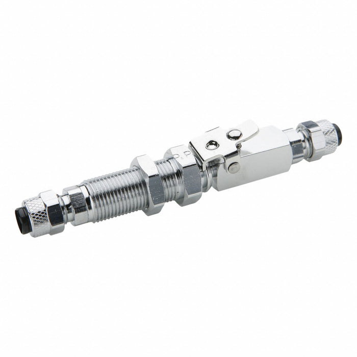 Coupler Brass Comp. 3/8 in FTG 1/4 in