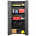 Storage Cabinet 84 x36 x24 Gray 4Shlv