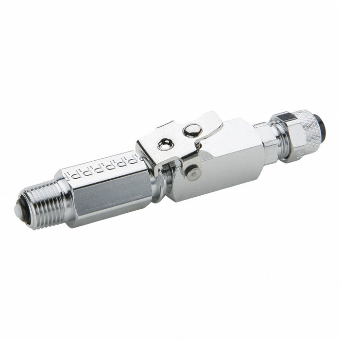 Coupler Brass Comp.1/4in Comp.1/4in