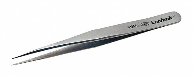 Tweezers SS Straight 5 L