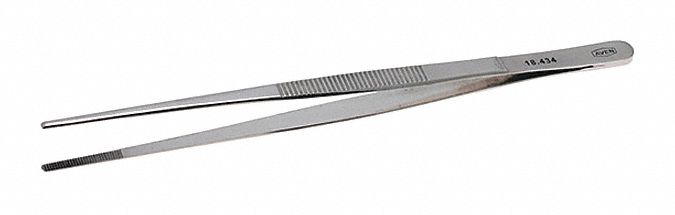 Tweezers SS Straight 8 L