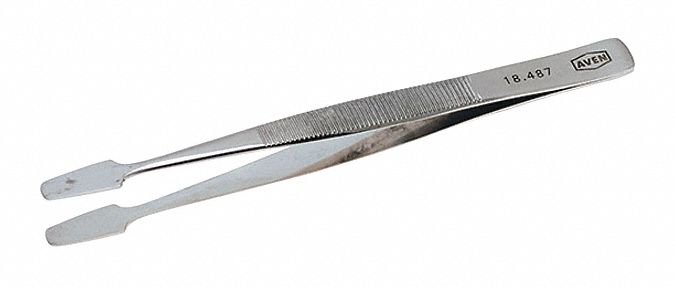 Tweezers SS Bent 4 3/8 L