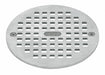 Floor Grate Nickel 5 in Pipe dia.