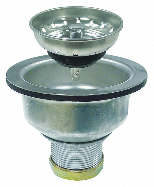 Drain Assembly 1-1/2 D Brass SS Chrome