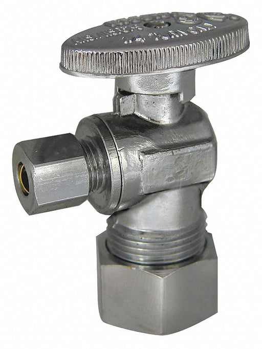 Water Supply Stop Brass 1/4-Turn 5/8 