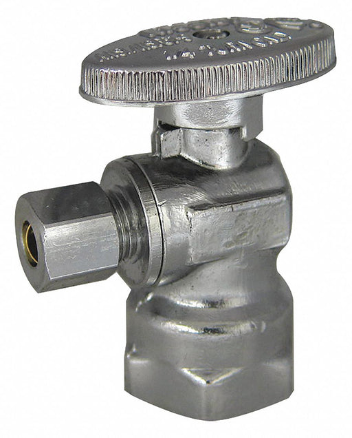 Water Supply Stop Brass 1/4-Turn 1/2 