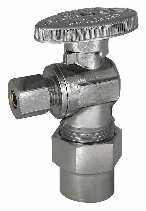 Water Supply Stop Brass 1/4-Turn 1/2 
