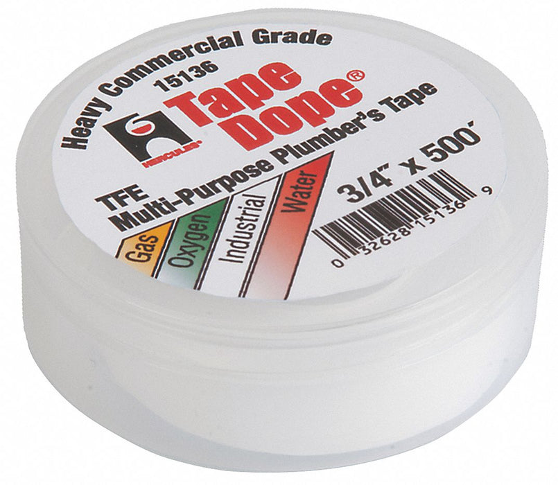 Thread Sealant Tape 3/4 W White