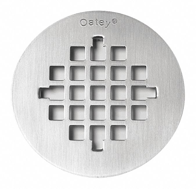 Shower Strainer Snap In SS 4-1/4in