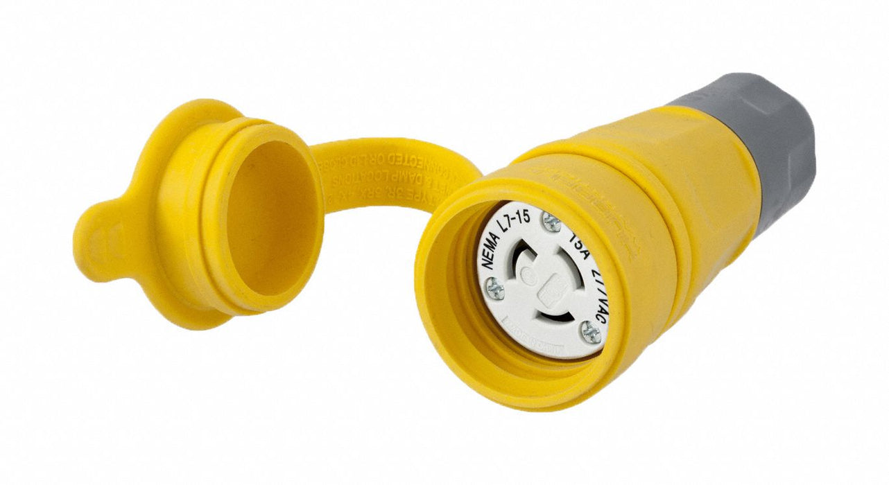 WT LckCon Strt 15 A Yellow Elstmr L7-15R