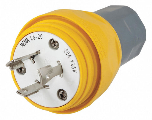 WT LckPlg Strt 20 A Yellow Elastmr 3Blds