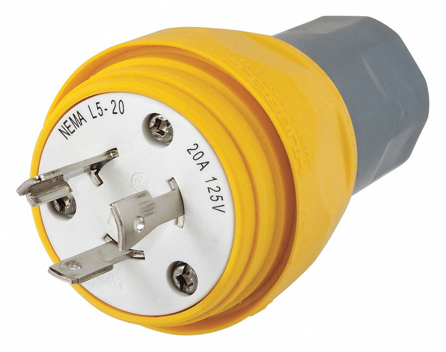 WT LckPlg Strt 20 A Yellow Elastmr 3Blds