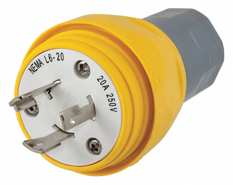 WT LckPlg Strt 20 A Yellow Elastmr 3Blds
