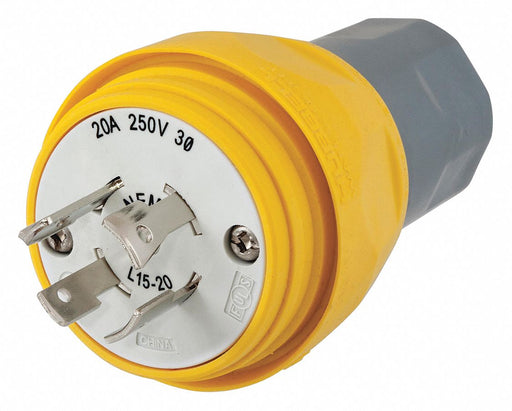 WT LckPlg Strt 20 A Yellow Elastmr 4Blds