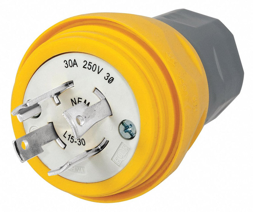 WT LckPlg Strt 30 A Yellow Elastmr 4Blds