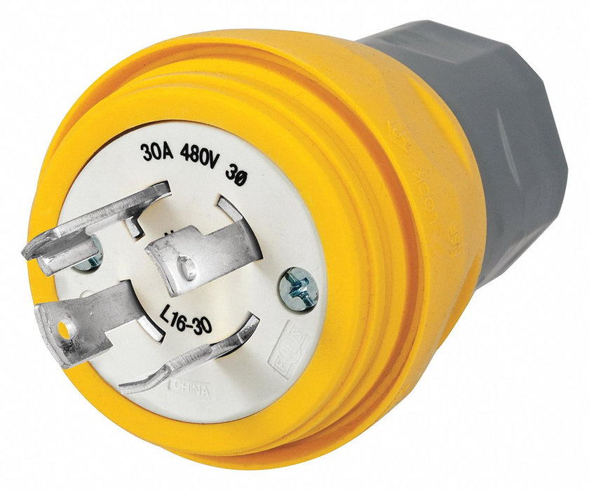 WT LckPlg Strt 30 A Yellow Elastmr 4Blds