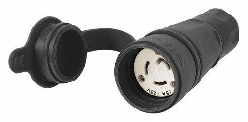 WT LckCon Strt 15 A Black Elstmr L5-15R