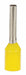Ferrule Tin Copper 24 AWG PK500