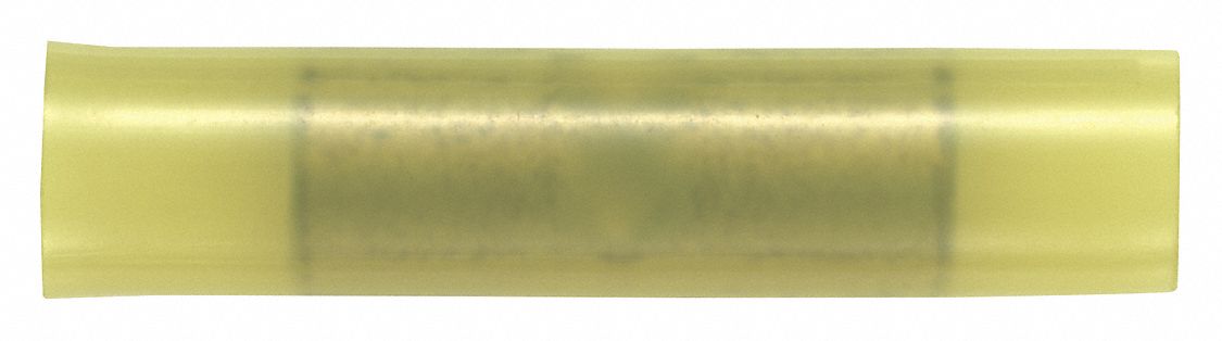 ButtSpliceConnector Yellow 10AWGMax PK50
