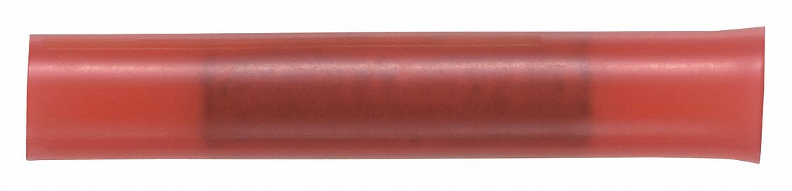 ButtSpliceConnector Red 18AWGMax PK100