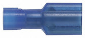 WireDisconnect Brass Blue Nylon PK20