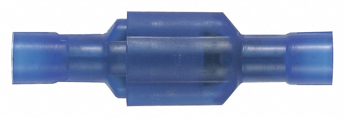WireDisconnect Brass Blue Nylon PK50