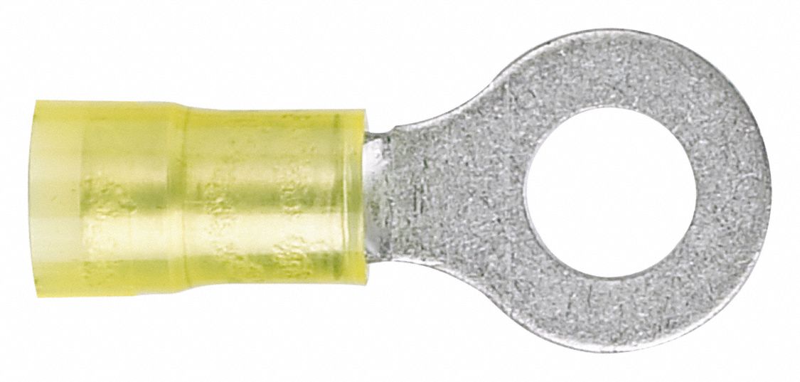 Ring Terminal Yellow 12 AWG 10 AWG PK50