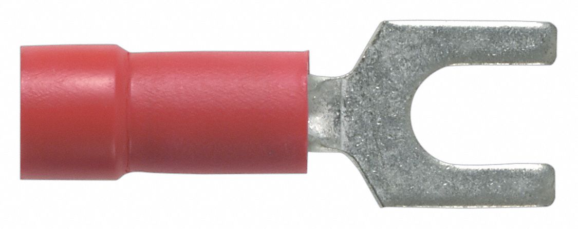 Fork Term Red #8 22 to 16 AWG PK1000