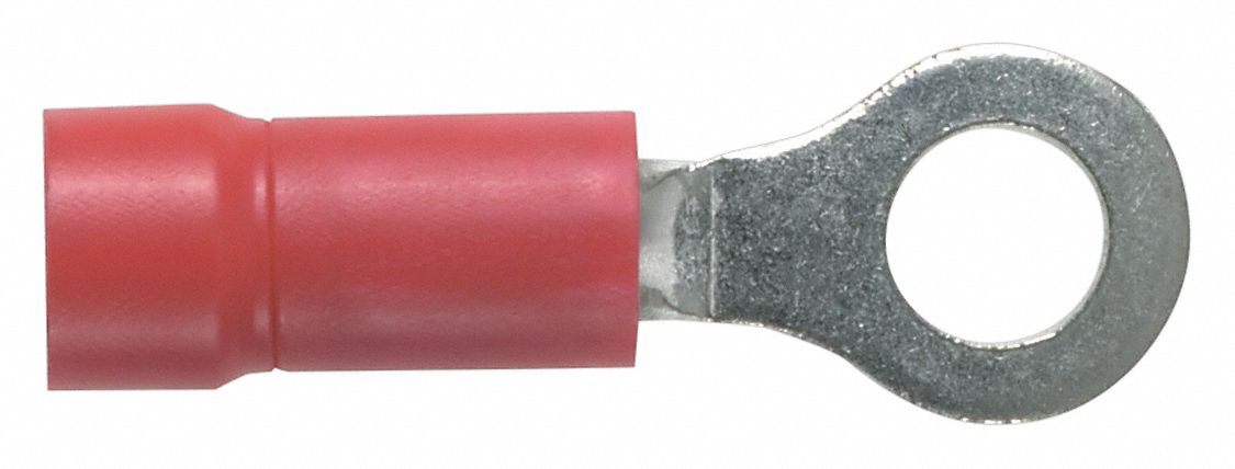 Ring Terminal #8 Red 600V PK1000