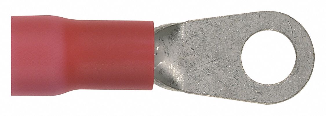 Ring Terminal #10 Red 600V PK25