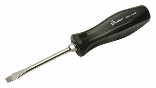 ScrDrv Slt 1/4in Blc RoundwithHexBolster
