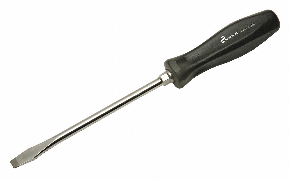 ScrDrv Slt 3/8in Blc RoundwithHexBolster