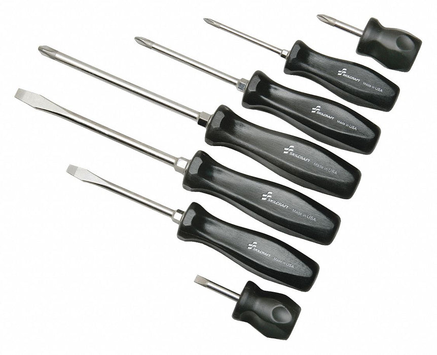 IntegratedHexBolsterScrwdrvrSet SAE 7pcs