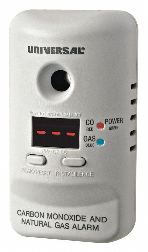 Plug-In Carbon Monoxide Alarm 2-in-1