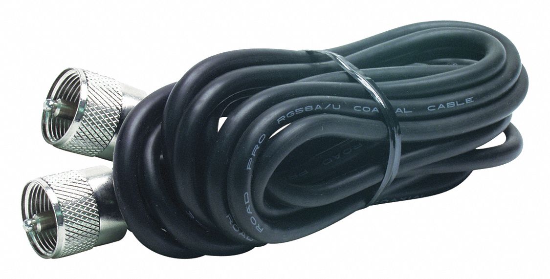 Coax Cable PL-259 Connector 18 ft.