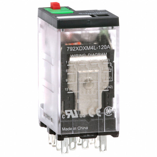 J2425 GeneralPurpose Relay 120VAC 4PDT 14Pin