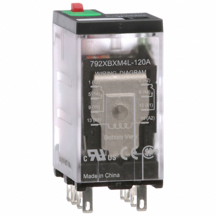 J2421 GeneralPurpose Relay 120VAC DPDT 8Pins