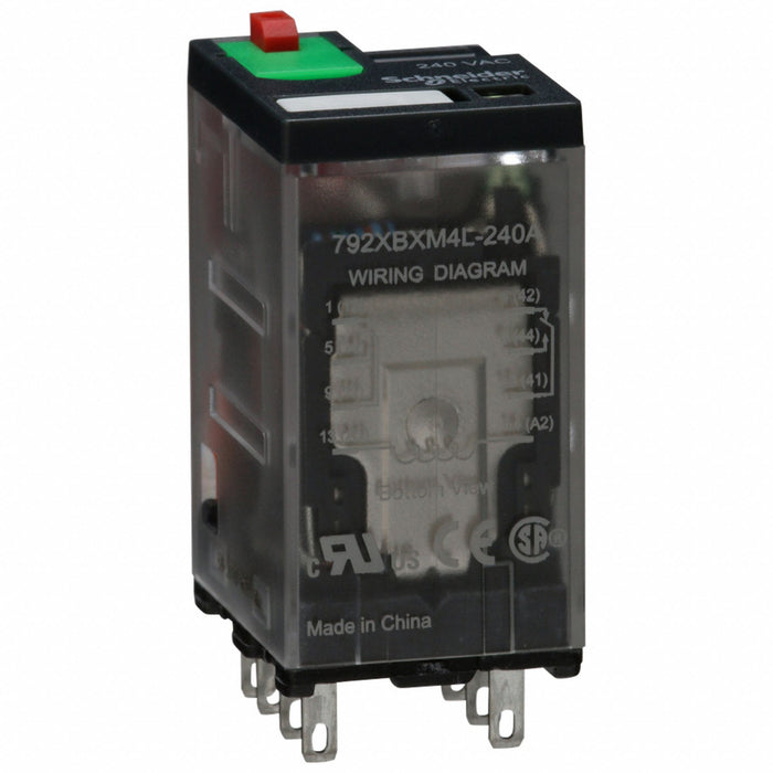 J2421 GeneralPurpose Relay 240VAC DPDT 8Pins