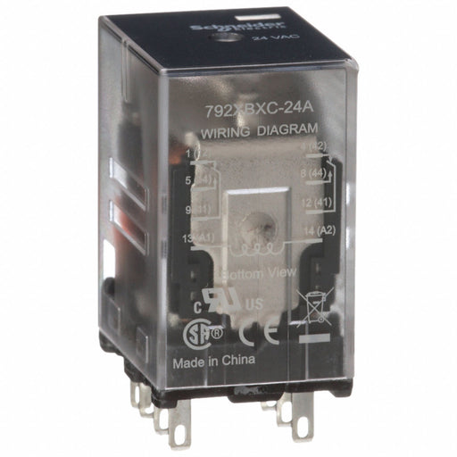 J2420 GeneralPurpose Relay 24VAC DPDT 8Pins