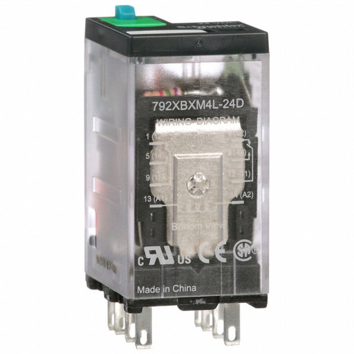 J2421 GeneralPurpose Relay 24VDC DPDT 8Pins