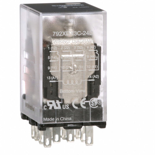 J2422 GeneralPurpose Relay 24VDC 4PDT 14Pins