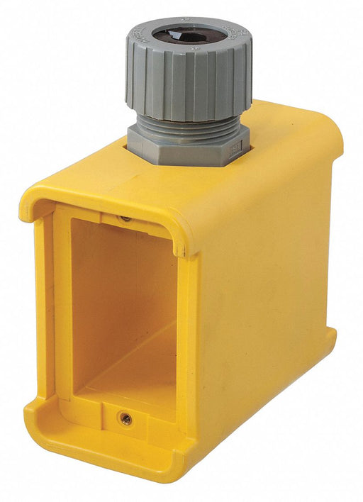 Portable Outlet Box 2Gang 1 Hub 19cu. in