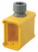 Portable Outlet Box 2Gang 1 Hub 19cu. in