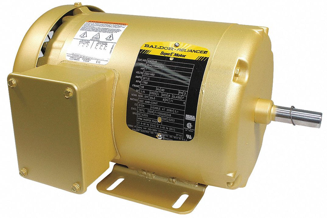 GP Motor 1 HP 1 760 RPM 208-230/460V 56